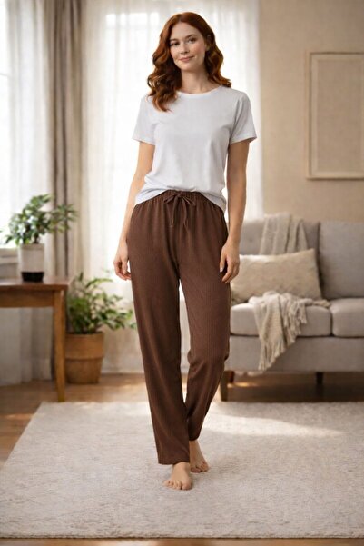 GAMDELLE MODA ملابس نوم نسائية من القطن قماش مجدّل