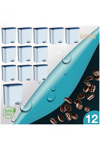 Solo Barista فلتر مياه مضاد للتكلس لماكينة القهوة فيليبس أكواكلين، 12 قطعة