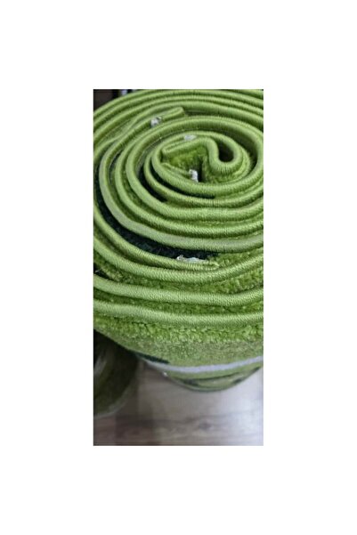 OEM Set dormitor covoare Frieze 3 piese verde 60x120cm, 60x240cm