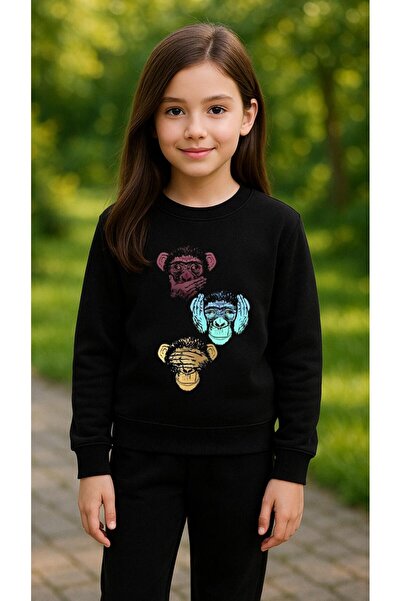 playwear Φούτερ ομάδας DUYMADIM με στάμπα για κορίτσια και αγόρια, με λαιμόκο...