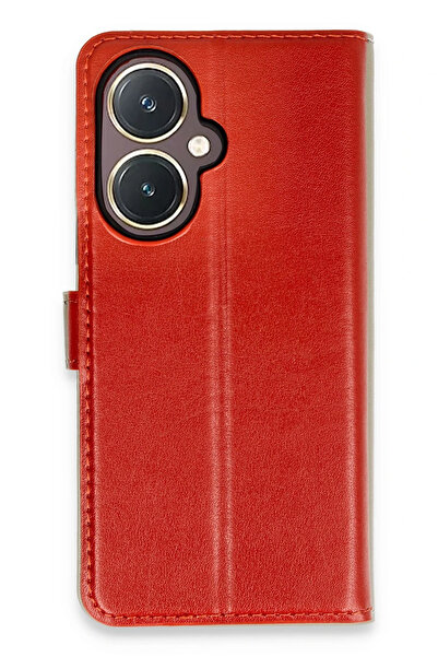 NewFace حافظة OZLSTOR لهاتف Vivo Y27، حافظة تريند إس بلس (92115) - أحمر