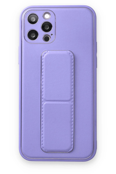 NewFace غطاء حماية لهاتف آيفون 12 برو مصنوع من جلد كوكو - أرجواني داكن DPMAH