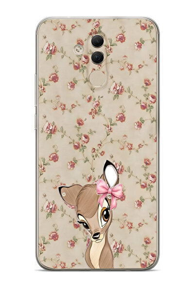 Manitoba Huawei Mate 20 Lite Uyumlu Baskılı Yumuşak Silikon Şeffaf Telefon Kı...