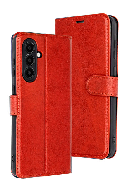 NewFace 1613541747 حافظة سامسونج جالاكسي A56 تريند إس بلس (174135) - أحمر