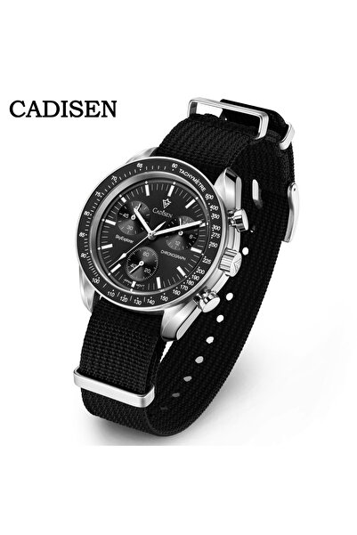 Choice black CADISEN New Men's Watches Luxury Quartz Wrist Watch For Men Sapp...