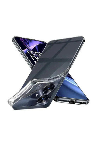 NewFace 1610718747 حافظة ريلمي نوت 60 فاخرة (201807) سيليكون شفاف