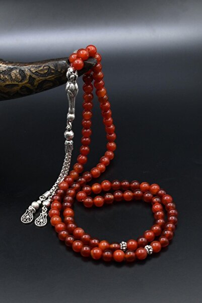 Prestige Чотки з агатом 99 штук, натуральне срібло 925 проби, з бахромою 6 мм...