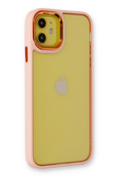 NewFace غطاء حماية OZLSTOR لهاتف آيفون 12 (95649) - لون بودرة