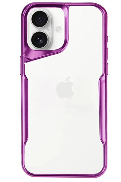 NewFace غطاء حماية من السيليكون لهاتف آيفون 16 بلس من أوزلستور (232518) - وردي