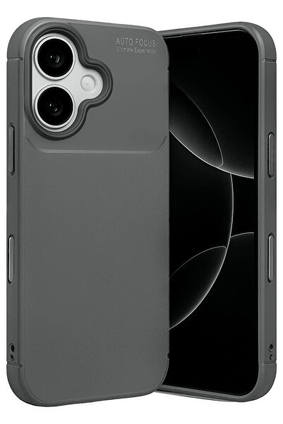 NewFace 1615053747 Apple iPhone 17 Auto Focus Karbon Kapak (105350) - Gri