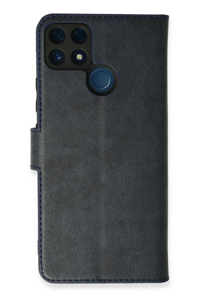 NewFace حافظة OZLSTOR لهاتف Realme C25 طراز Trend S Plus (81441) - أزرق داكن