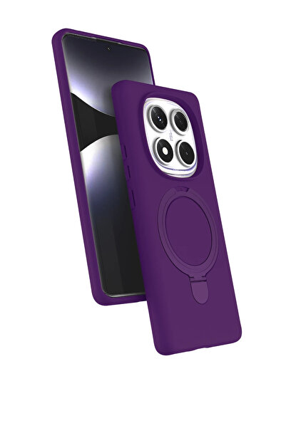 NewFace 1613552747 غطاء حماية شاومي ريدمي نوت 14 برو 4G مع حامل ماج سيف - (10...