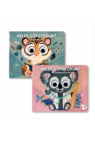 Bonkido HAREKETLİ GÖZLÜ KİTAP-OKULDA BİR GÜN & MESLEKLERDE BİRGÜN