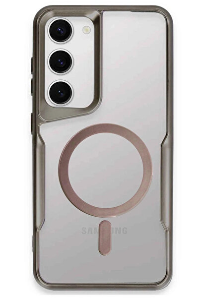 NewFace 1611406747 غطاء سامسونج جالاكسي S23 من السيليكون ماج سيف - (130614) ر...