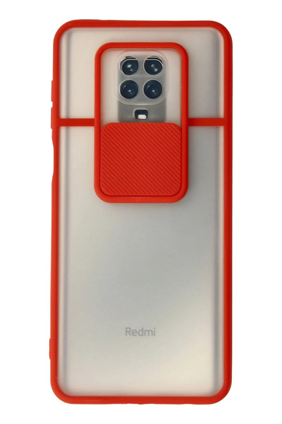 NewFace حافظة OZLSTOR لهاتف شاومي ريدمي نوت 9 برو، غطاء سيليكون منزلق للكامير...