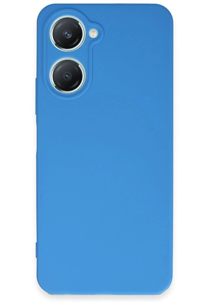 NewFace 1615418747 حافظة فيفو Y18 من السيليكون الأول (201854) - أزرق