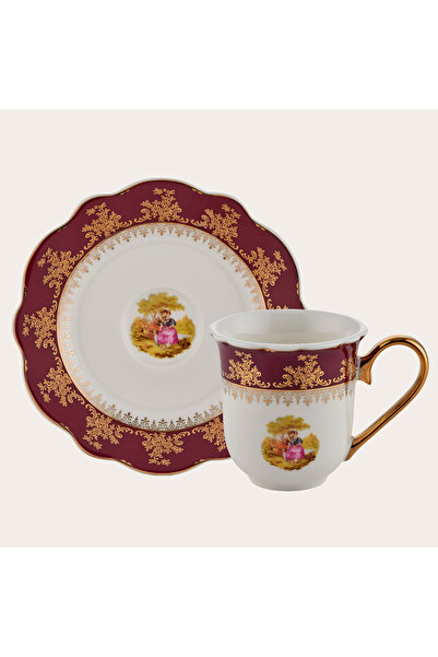 ROY KING WINTERLING PORZELLAN 23067-4 LADY RED 6'LI KAHVE FİNCANI