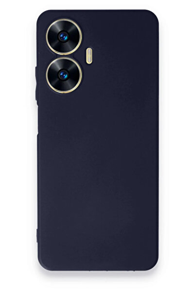 NewFace حافظة OZLSTOR لهاتف Realme C55 من السيليكون الأول (80116) - أزرق داكن