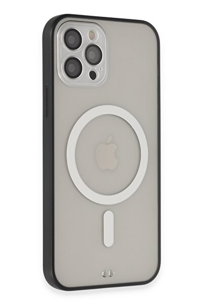 NewFace غطاء OZLSTOR لهاتف iPhone 12 Pro غطاء Grand Magneticsafe (113543) - أسود