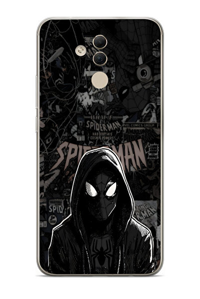 Manitoba Huawei Mate 20 Lite Uyumlu Baskılı Yumuşak Silikon Şeffaf Telefon Kı...
