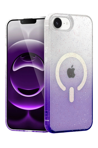 NewFace غطاء MTXDPN لهاتف Apple iPhone 16E Pummel Shiny Magsafe (112013) - أر...