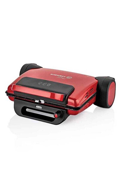 korkmaz züccaciye Korkmaz Tostema Maxi Toaster Red – High-Performance 4-Slice Red Toaster