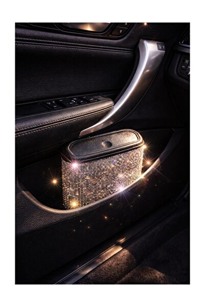 Arabasına Aşıklar Kulubü Smoked Stone Trash Can Inside the Vehicle