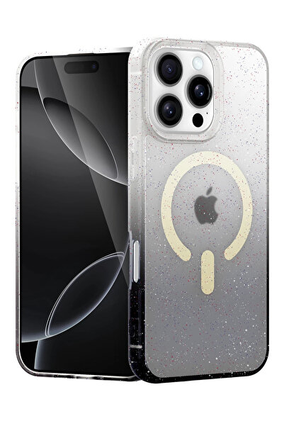 NewFace 1611556747 غطاء آبل آيفون 16 برو ماكس بوميل شايني ماج سيف (105615) - ...