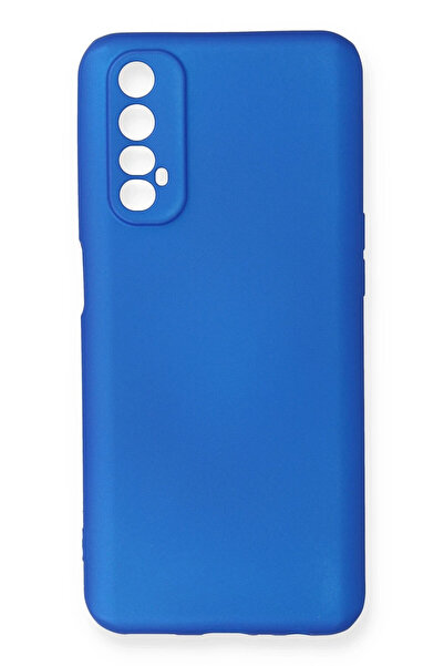 NewFace حافظة OZLSTOR Realme 7 من السيليكون الأول (231734) - أزرق