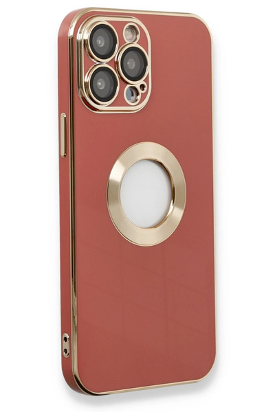 NewFace 1615127747 حافظة آيفون 13 برو ماكس سيليكون (112751) - أحمر