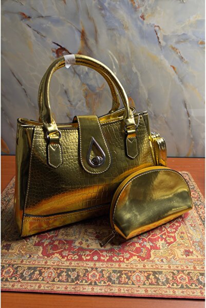 CN شنطه نسائي راقي مصنوع من الجلد الصناعي ( نقش جلد الثعبان )