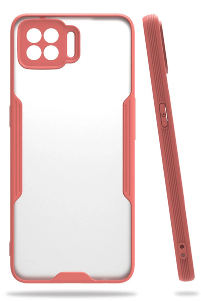 NewFace 1612919747 A73 حافظة سيليكون بلاتينيوم (171929) - وردي