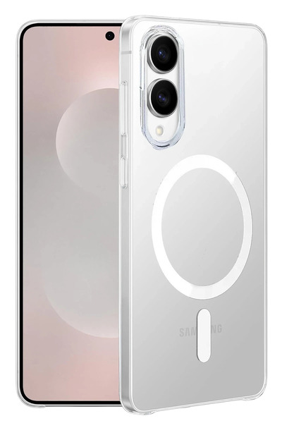 NewFace حافظة NRZSNT لهاتف سامسونج جالاكسي S25 إيدج، حافظة شفافة من البولي كر...