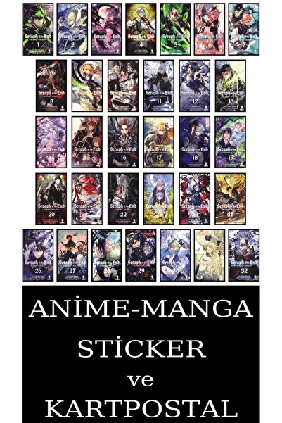 Kurukafa Yayınevi Seraph of the End 1-32 Manga Seti (32 KİTAP) / Anime-Manga ...