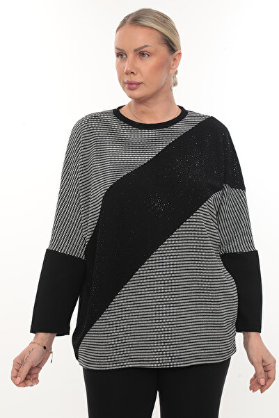 QRUVAZE مقاس كبير من المودال + حجر الجاكار