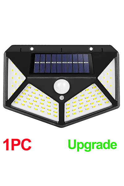 Choice مصباح شمسي متعدد الوظائف مطور بـ 100 مصباح LED، قطعة واحدة، لتزيين الح...