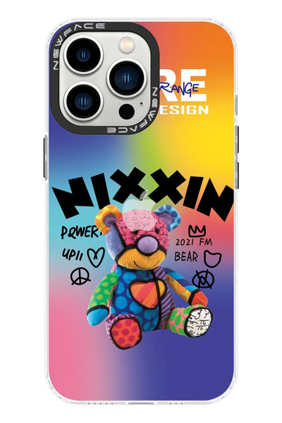 NewFace غطاء حماية لهاتف آيفون 14 برو من أوزلستور بنمط إستوريل - إستوريل (823...