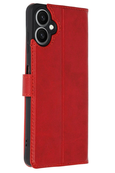 NewFace 1613140747 حافظة سامسونج جالاكسي A07 تريند إس بلس (164031) - أحمر