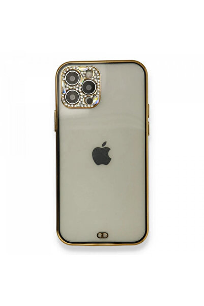 NewFace حافظة OZLSTOR لهاتف iPhone 12 Pro من السيليكون الحجري (82423) - أسود