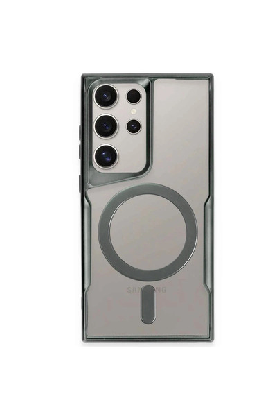 NewFace غطاء سيليكون OZLSTOR لهاتف سامسونج جالاكسي S24 ألترا متوافق مع ماج سي...