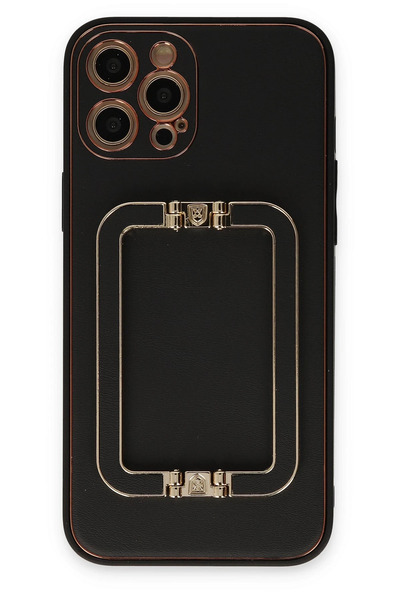 NewFace غطاء حماية OZLSTOR لهاتف آيفون 12 برو، غطاء كوكو إيليت (112756) - أسود