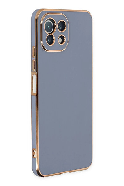 NewFace 1611321747 حافظة هاتف Xiaomi MI 11 Lite من السيليكون (182113) - أزرق