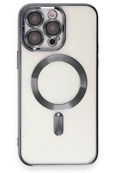 NewFace 1615755747 غطاء حماية كروس مغناطيسي آيفون 15 برو - (205557) رمادي تيت...