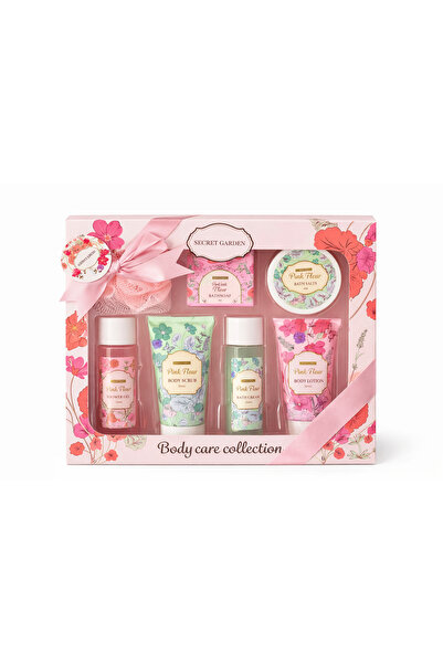 CARDSPLITTER Set Cadou spa pentru ingrijirea corpului, CARDSPLITTER, wellness Secret Garden, 7 piese, 24 x 28cm