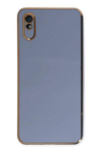 NewFace 1615236747 حافظة هاتف Xiaomi Redmi 9A من السيليكون (153652) - أزرق