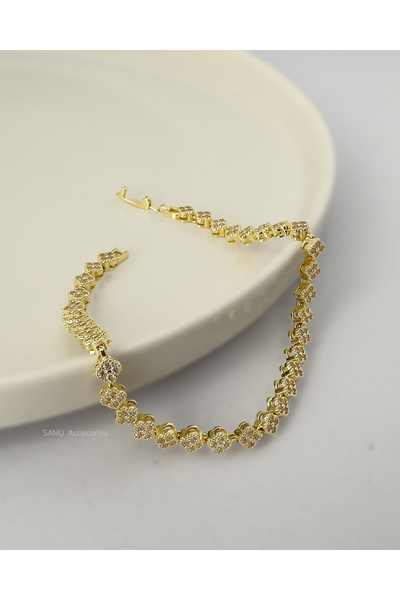 Samu Accessories Dört Yapraklı Yonca Su Yolu - Golden Garden
