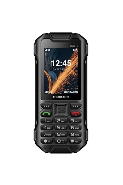 MAXCOM Telefon mobil MM918, Dual SIM, IP68, 4G, Negru