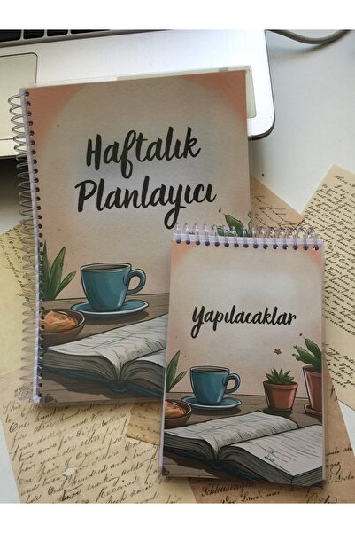 LaCerdaDizayn A5 Boy Haftalık Planlayıcı Seti, Yapılacaklar Defteri