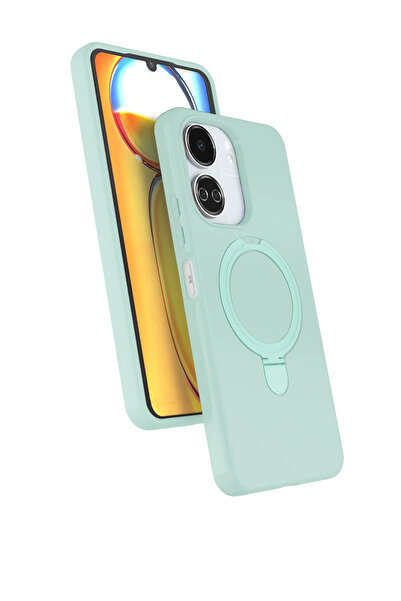 NewFace 1614751747 غطاء Xiaomi Redmi 13C Regal مع حامل Magsafe - (115147) أخض...