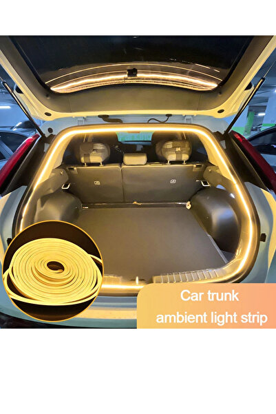 MeyZone Oto Araba Bagaj İçi Kayan Led Aydınlatma 4 Metre Sarı 12V